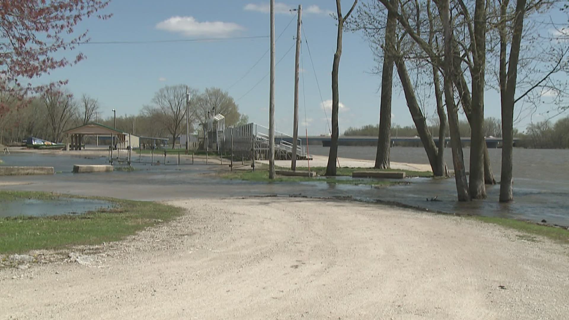 The City recommends that boaters avoid the Rock River west of Ben Williamson Park near the Steel Dam due to safety issues created by high water levels.