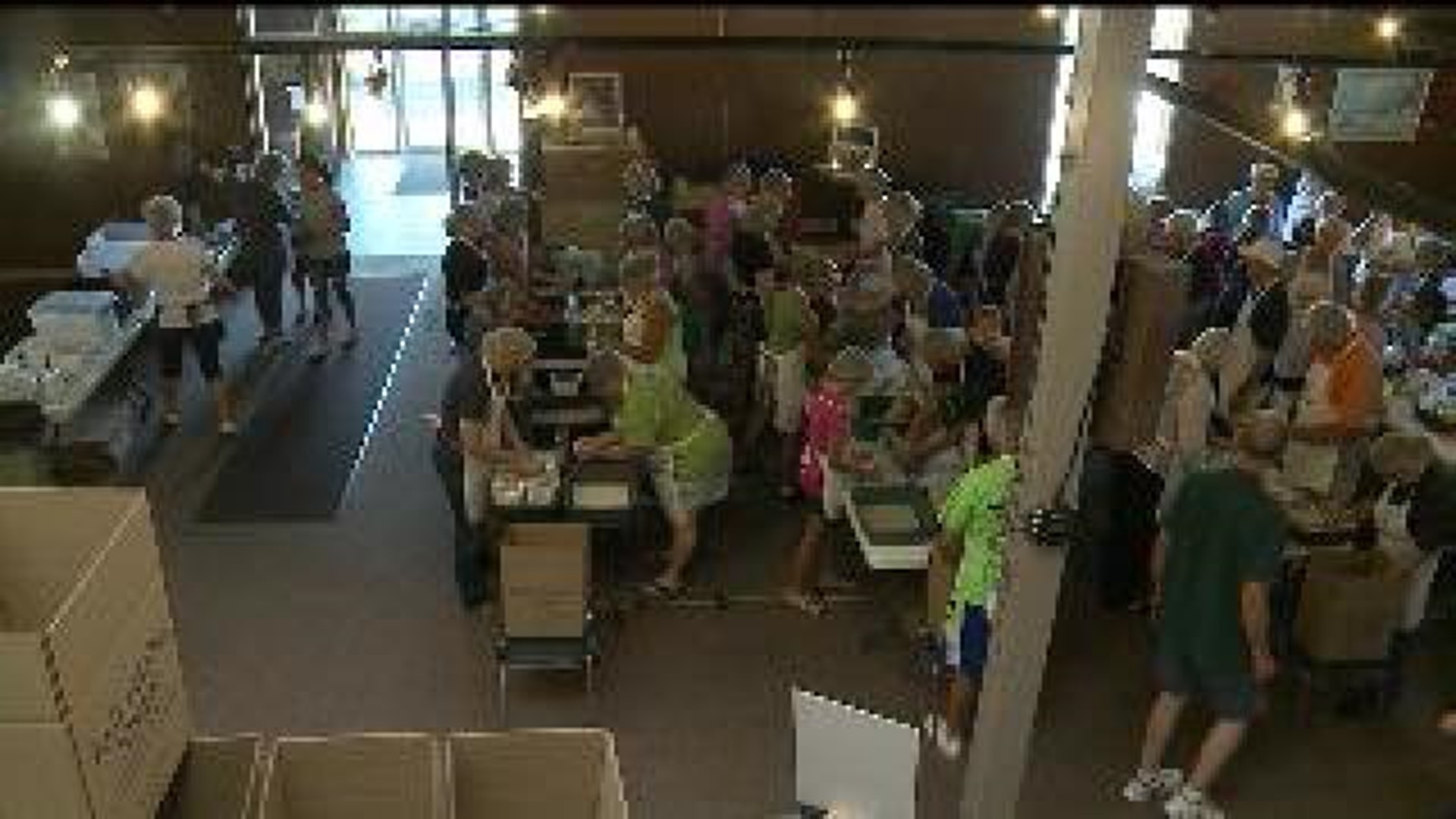 Dozens of groups package meals for starving kids