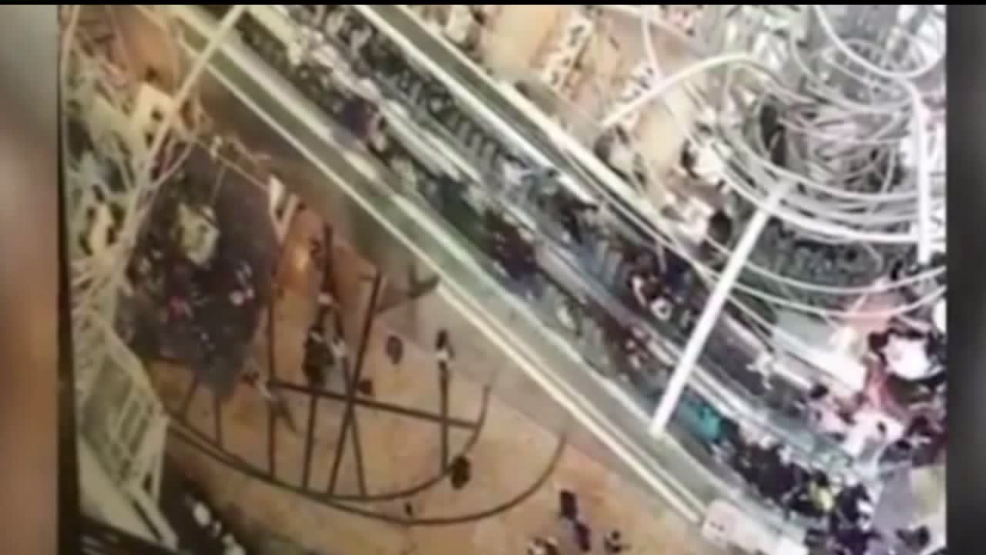 Escalator speeds up causing injuries