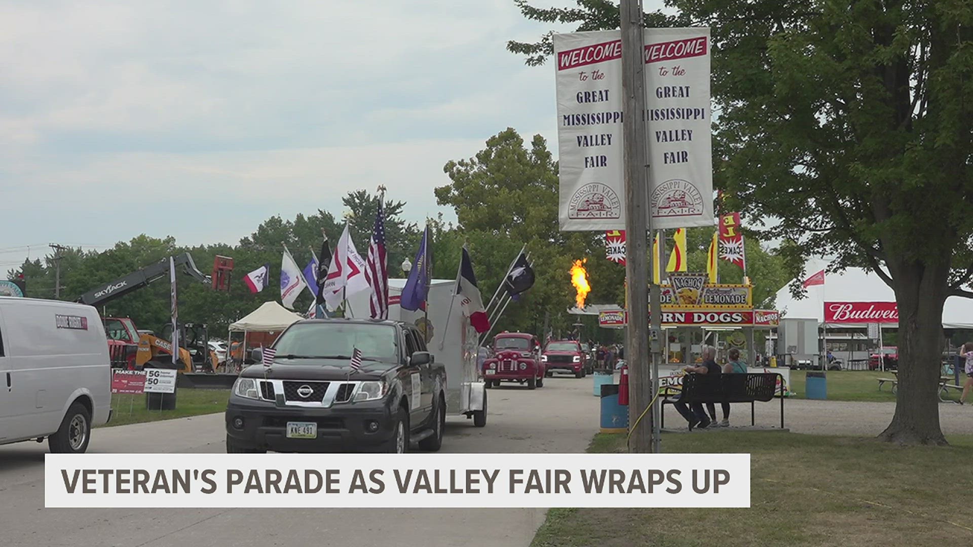 On the fair's last day, an afternoon parade traveled through the fairgrounds, giving those young and old a chance to say thanks to our heroes.