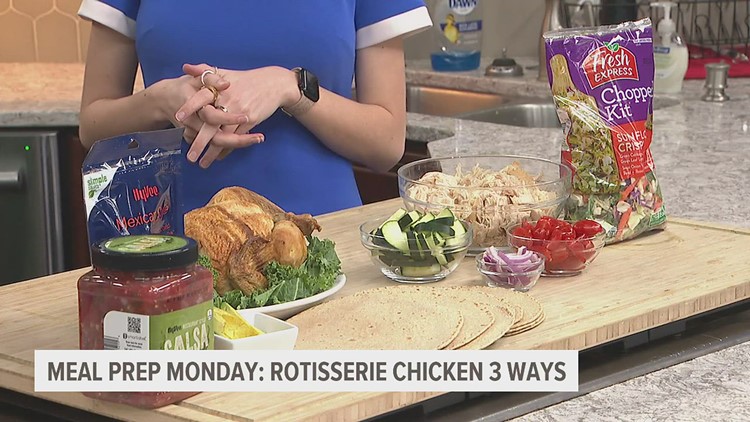 In a recipe rut? Here's 3 ways to meal prep rotisserie chicken