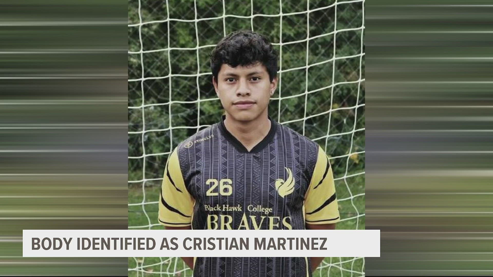 The body was found Saturday near a park in Iowa City and was confirmed to be Martinez by the Johnson County Medical Examiner's Office.