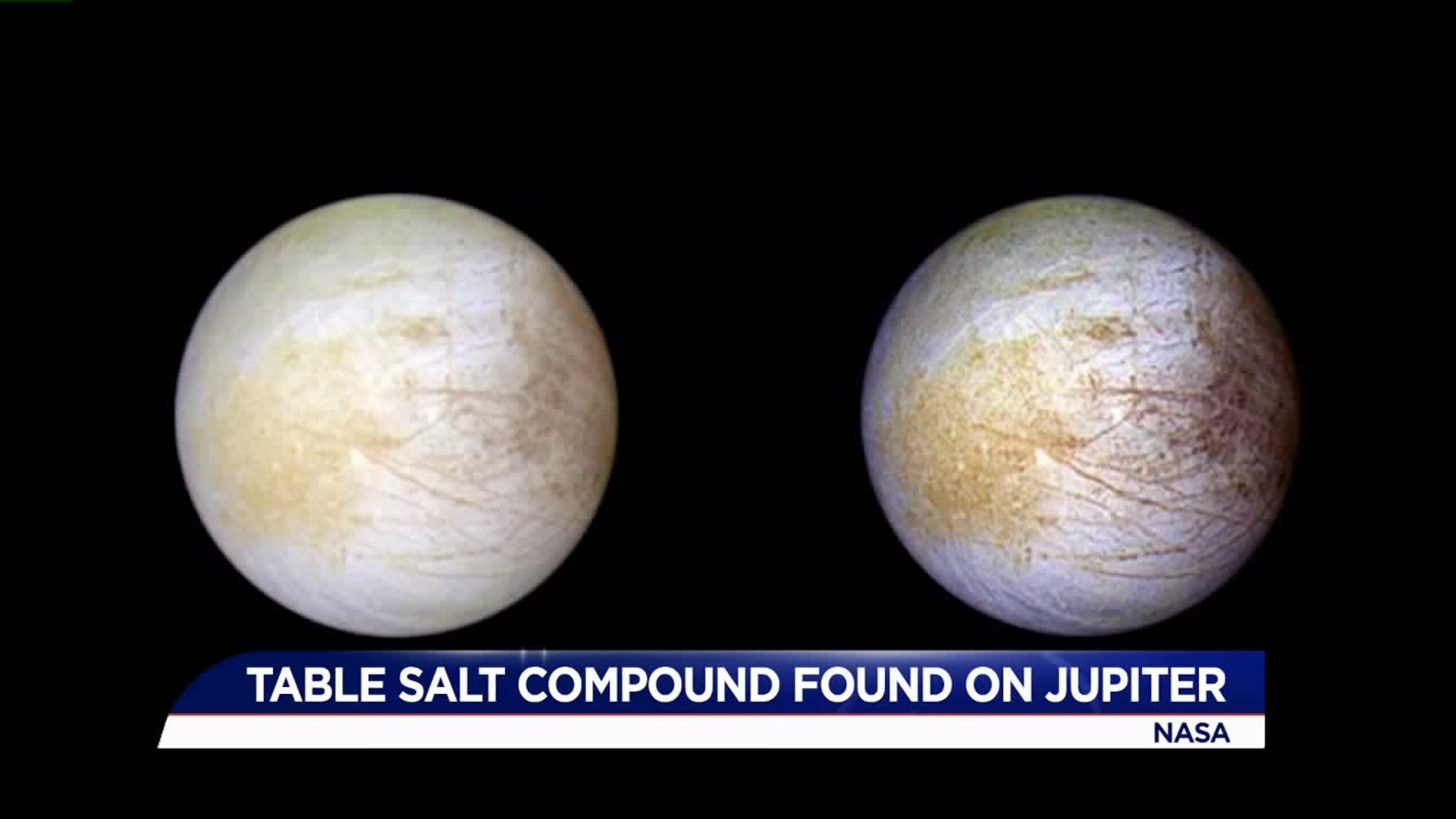 NASA finds table salt compound on Jupiter