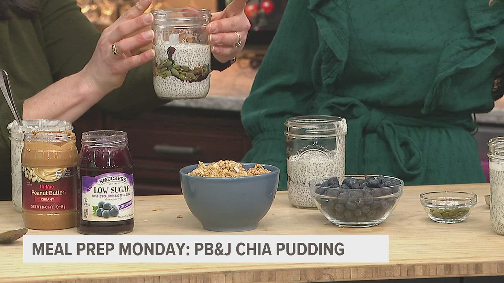 Searching for your new favorite sweet snack? We've got the answer. Peanut butter and jelly pairs beautifully with berries and yogurt in this delicious parfait!