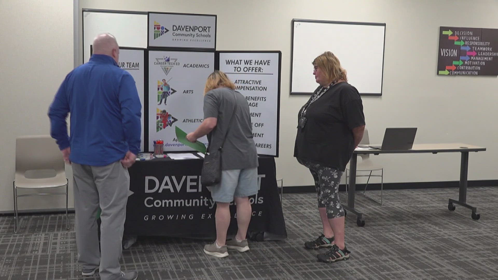 IowaWORKS hosts job fair in Davenport for open school staff positions