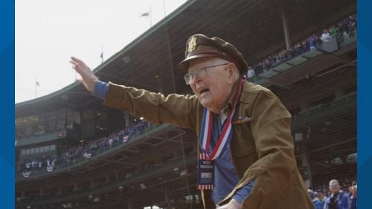 Chicago Cubs honor Grand Mound World War II veteran