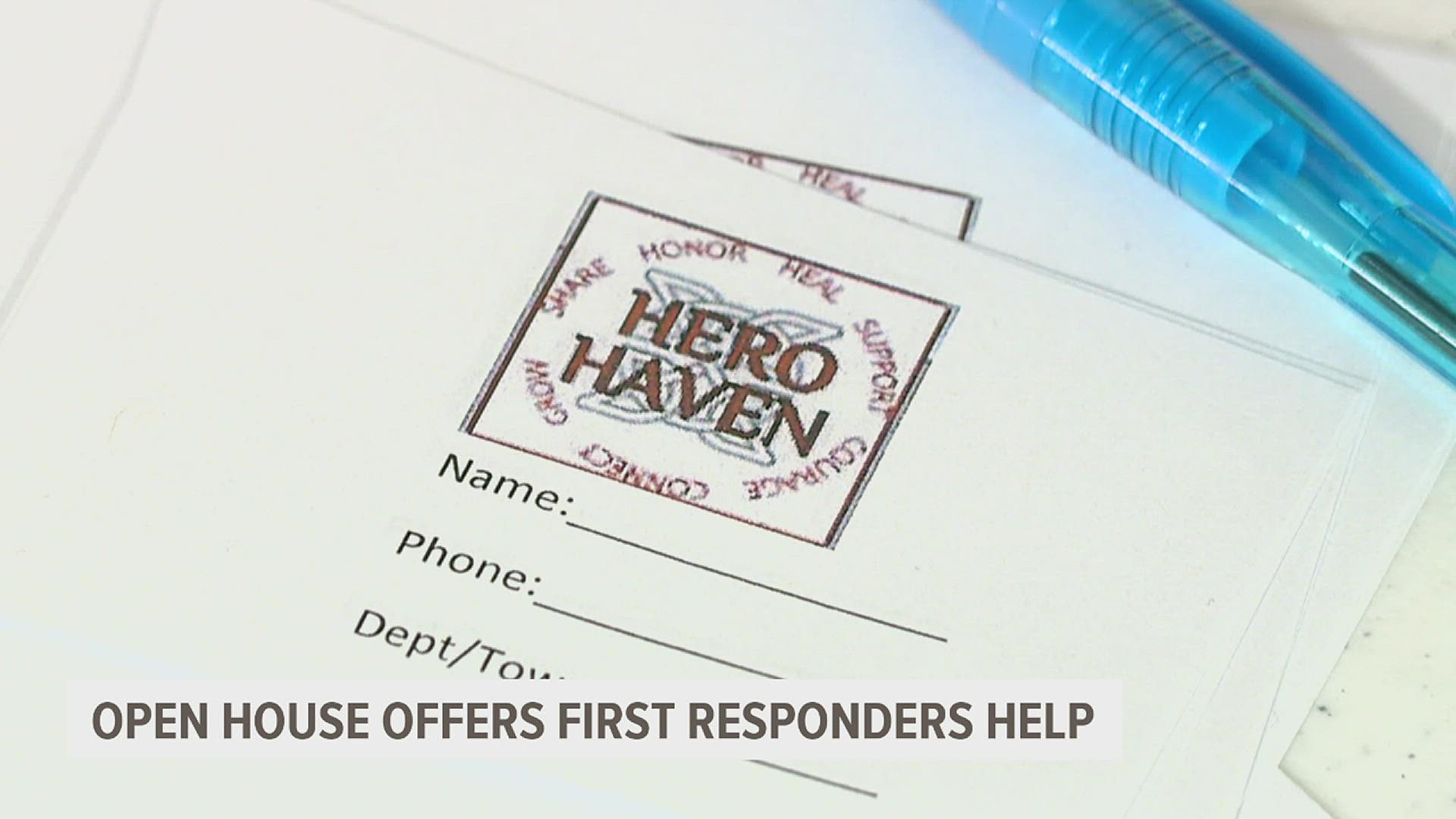 Hero Haven in DeWitt, invited people to learn about its mental health services to first responders.