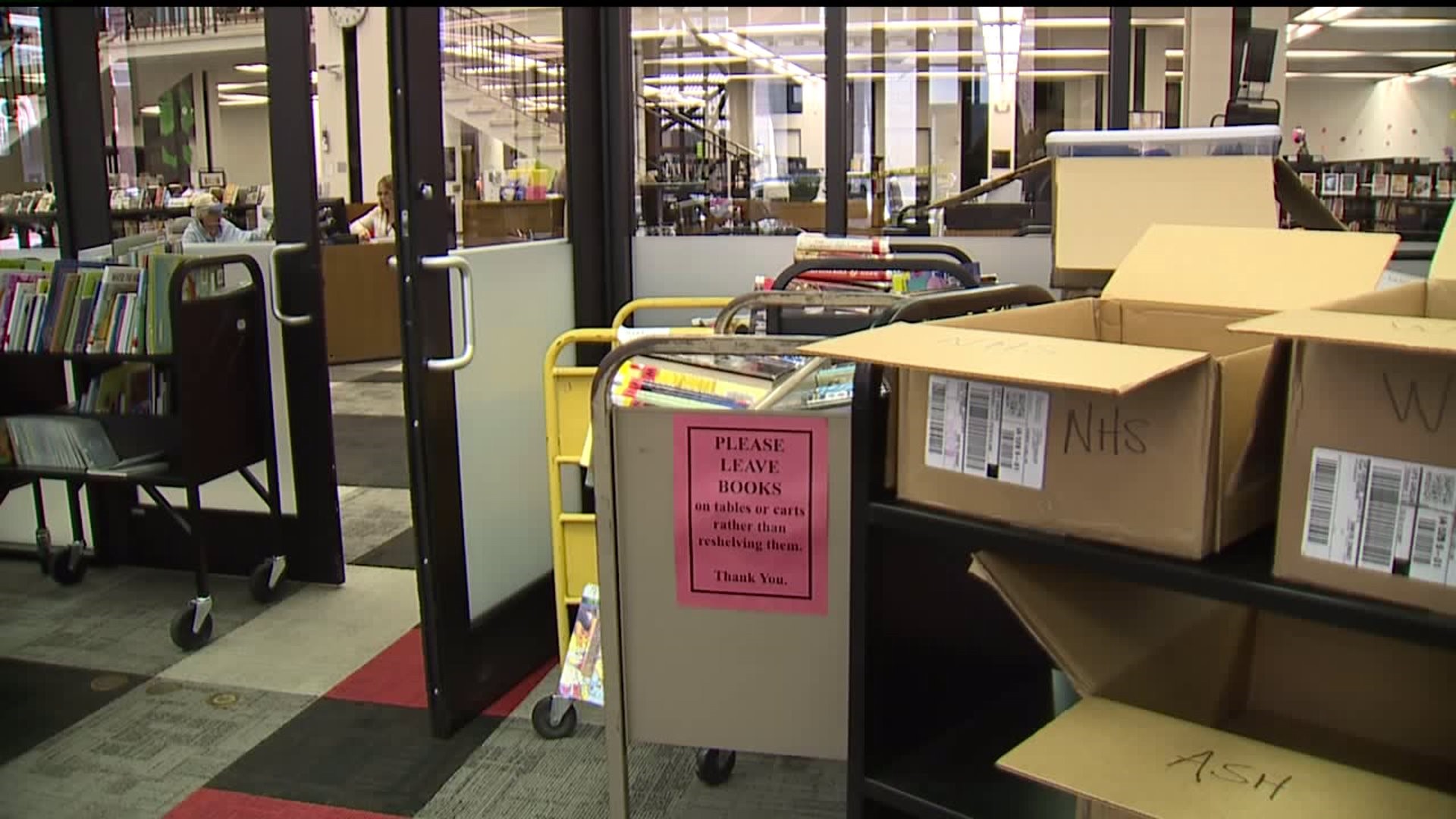 Davenport Library accepts food donations to pay off fines
