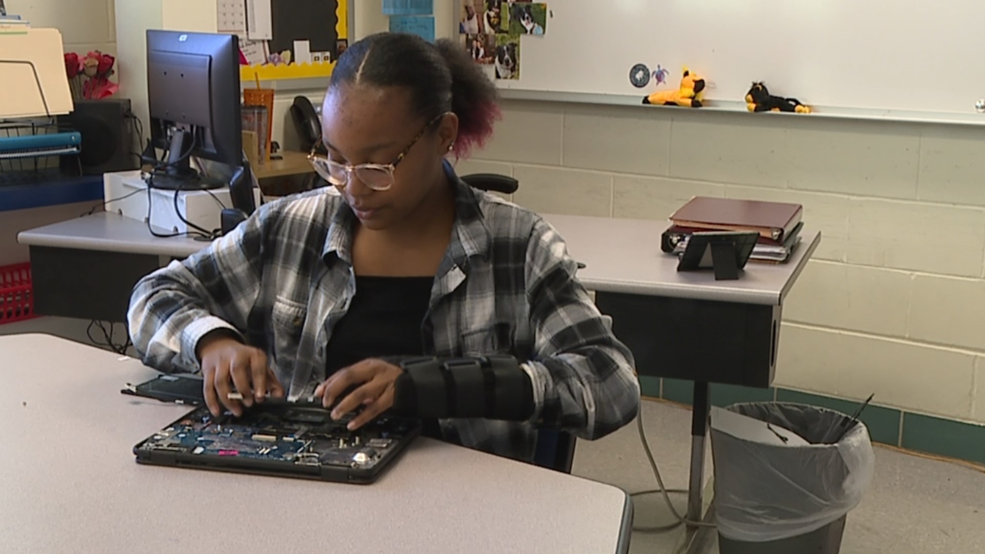 At Woodrow Wilson Middle School, the students make up the IT department. Here's how they're mastering a different kind of screen time.