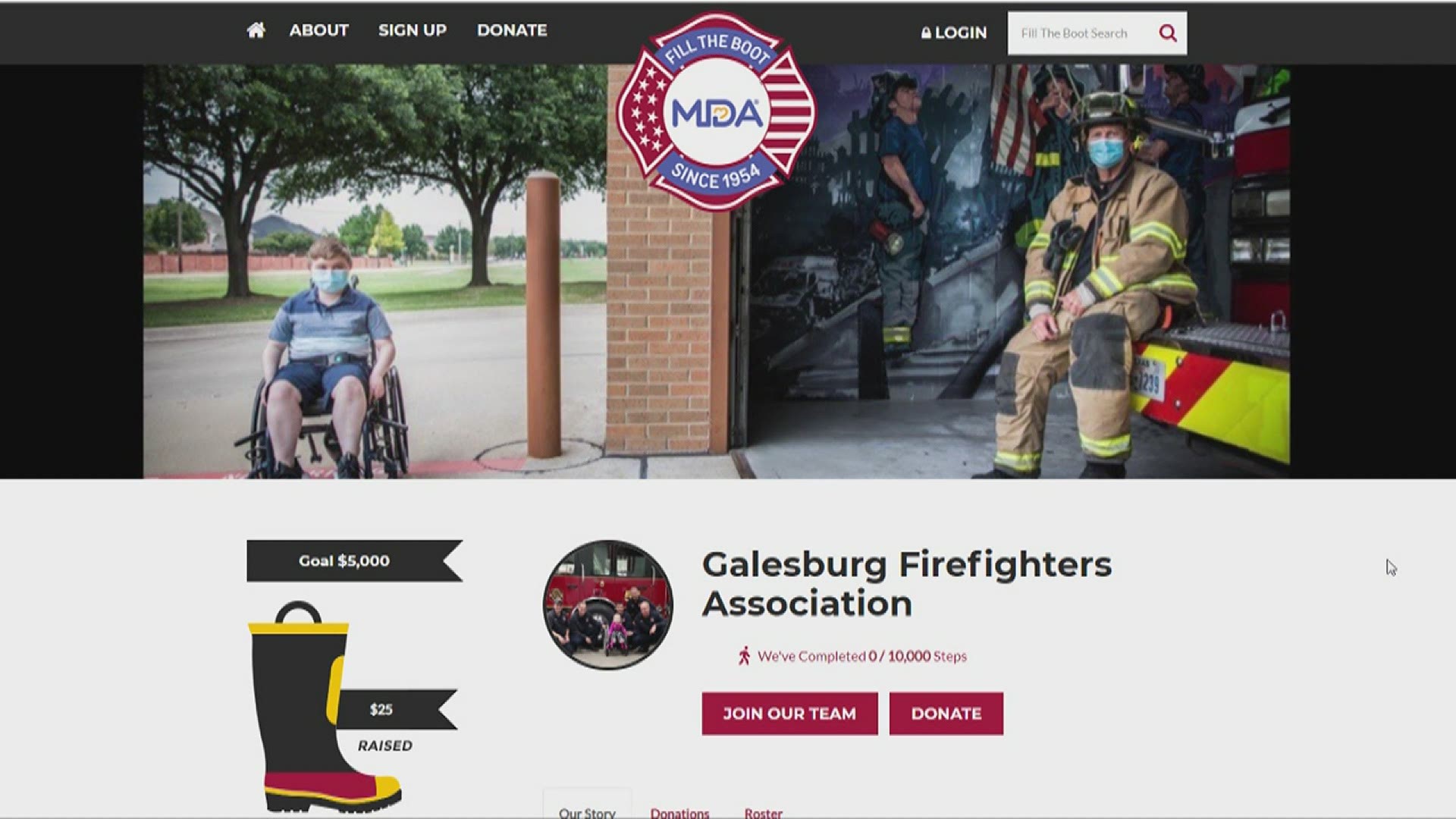 Firefighters have found a way to continue to raise money for the Muscular Dystrophy Association, despite the COVID-19 pandemic.