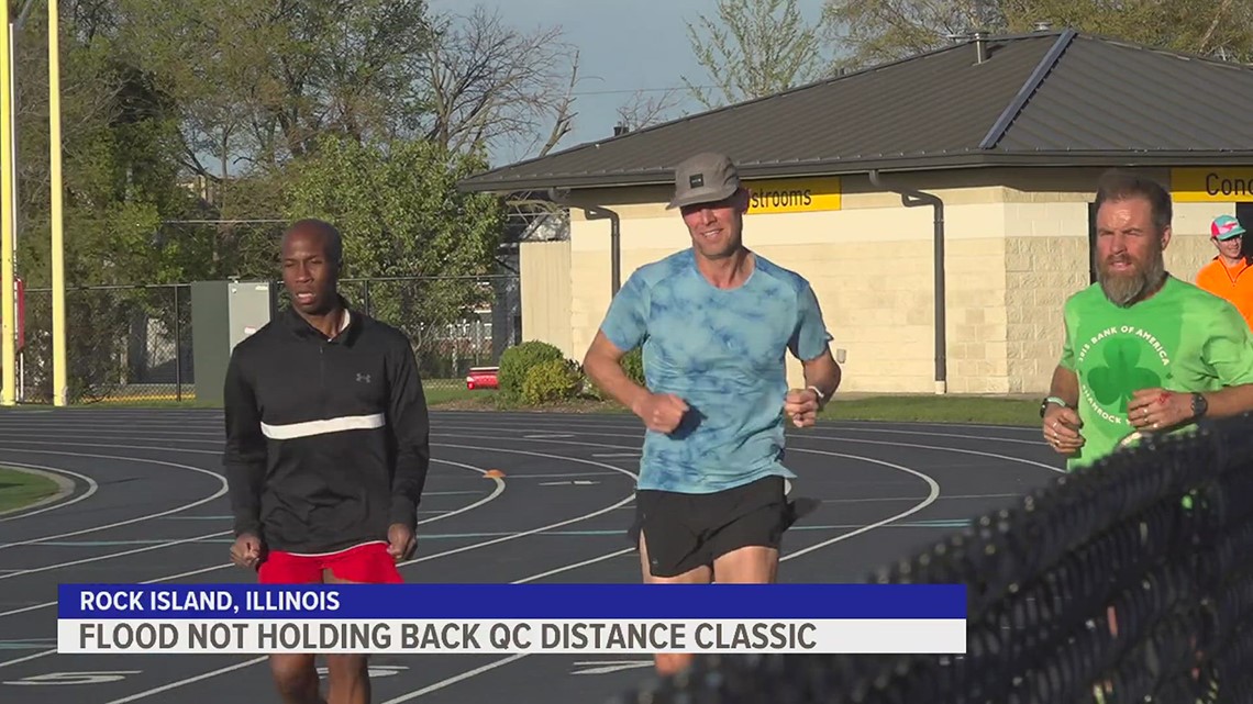 Flood not holding back QC Distance Classic as runners train