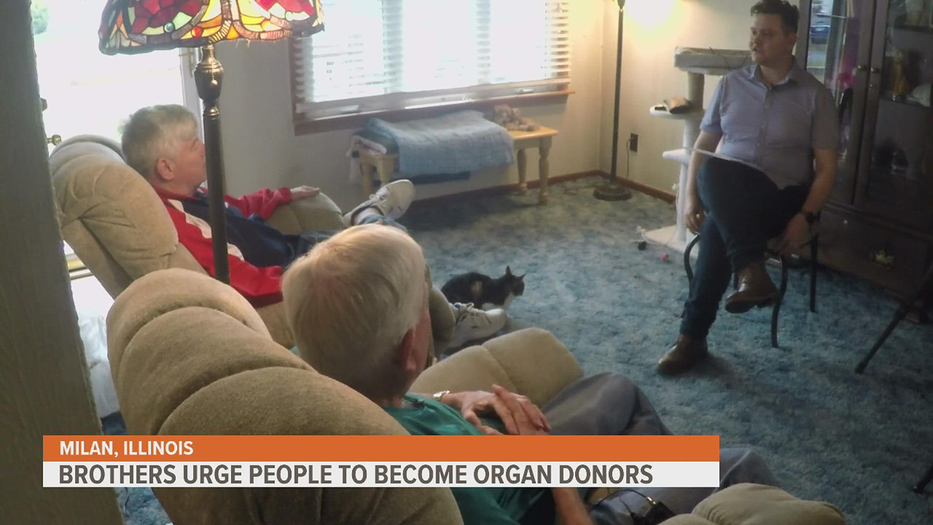 Pete and Dale already had their heart transplants. Rex is waiting. They are sharing their story to urge people to consider becoming an organ donor.