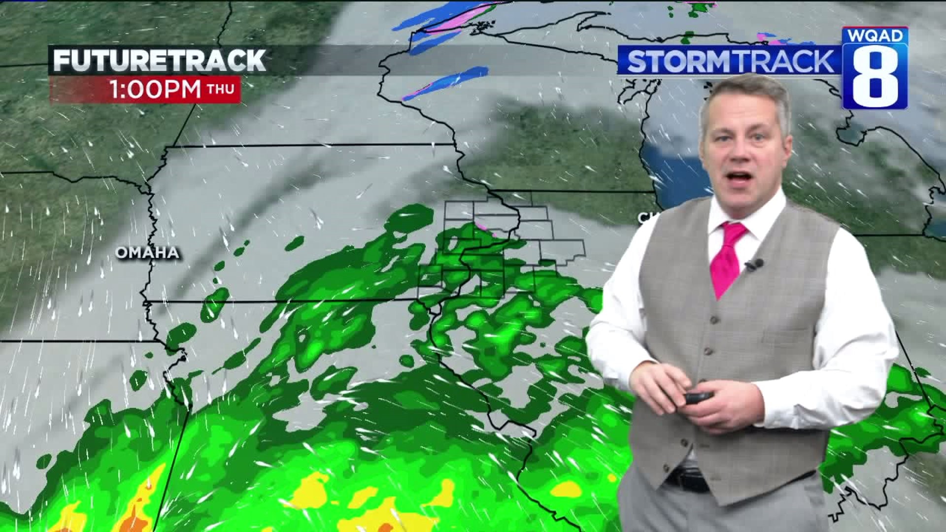 Eric is tracking rain for the QCA today