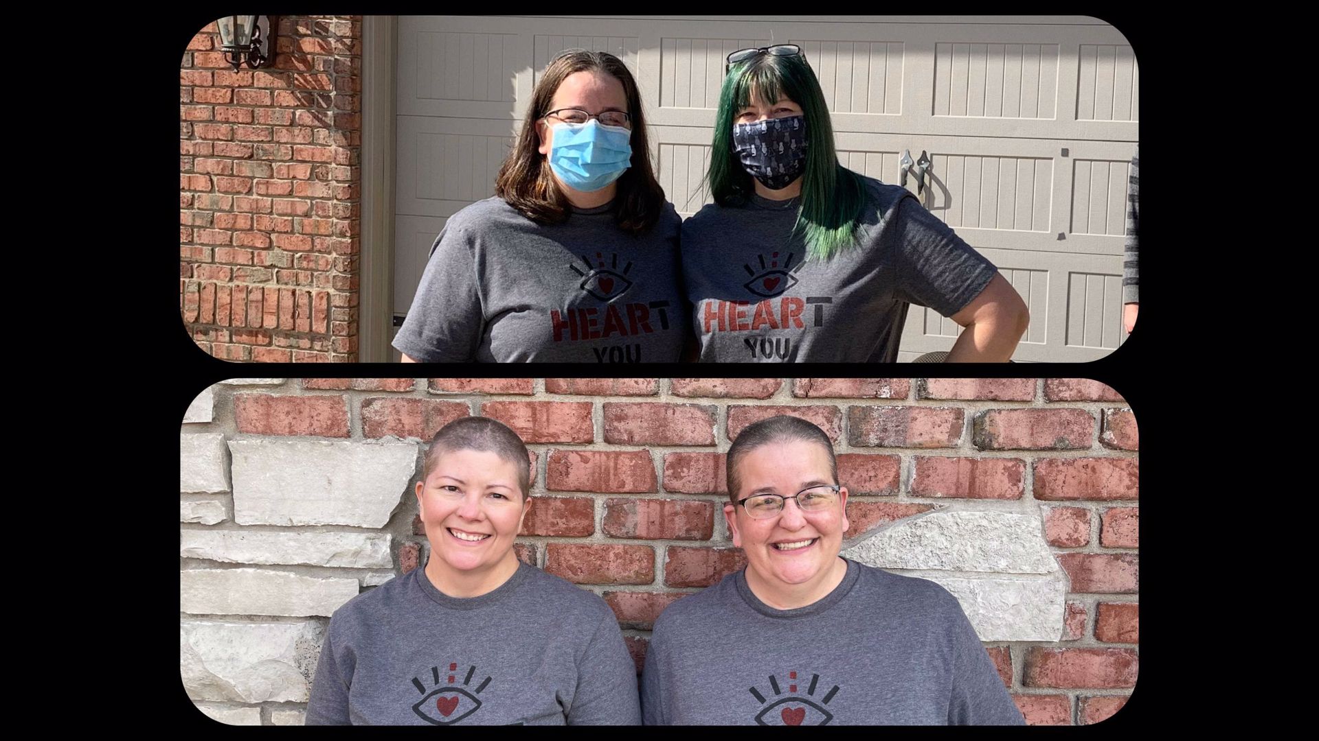 Galesburg sisters shave their hair raising 2k for cancer research