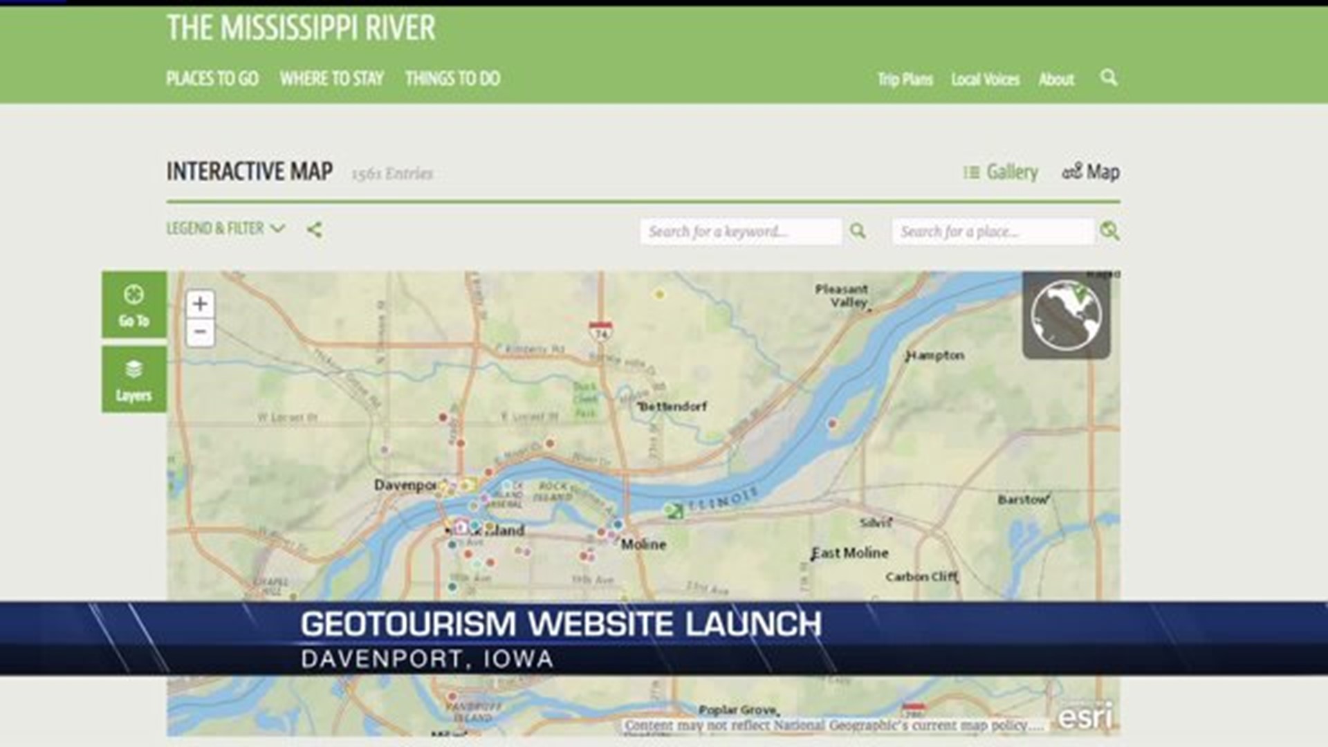 Geotourism website launch