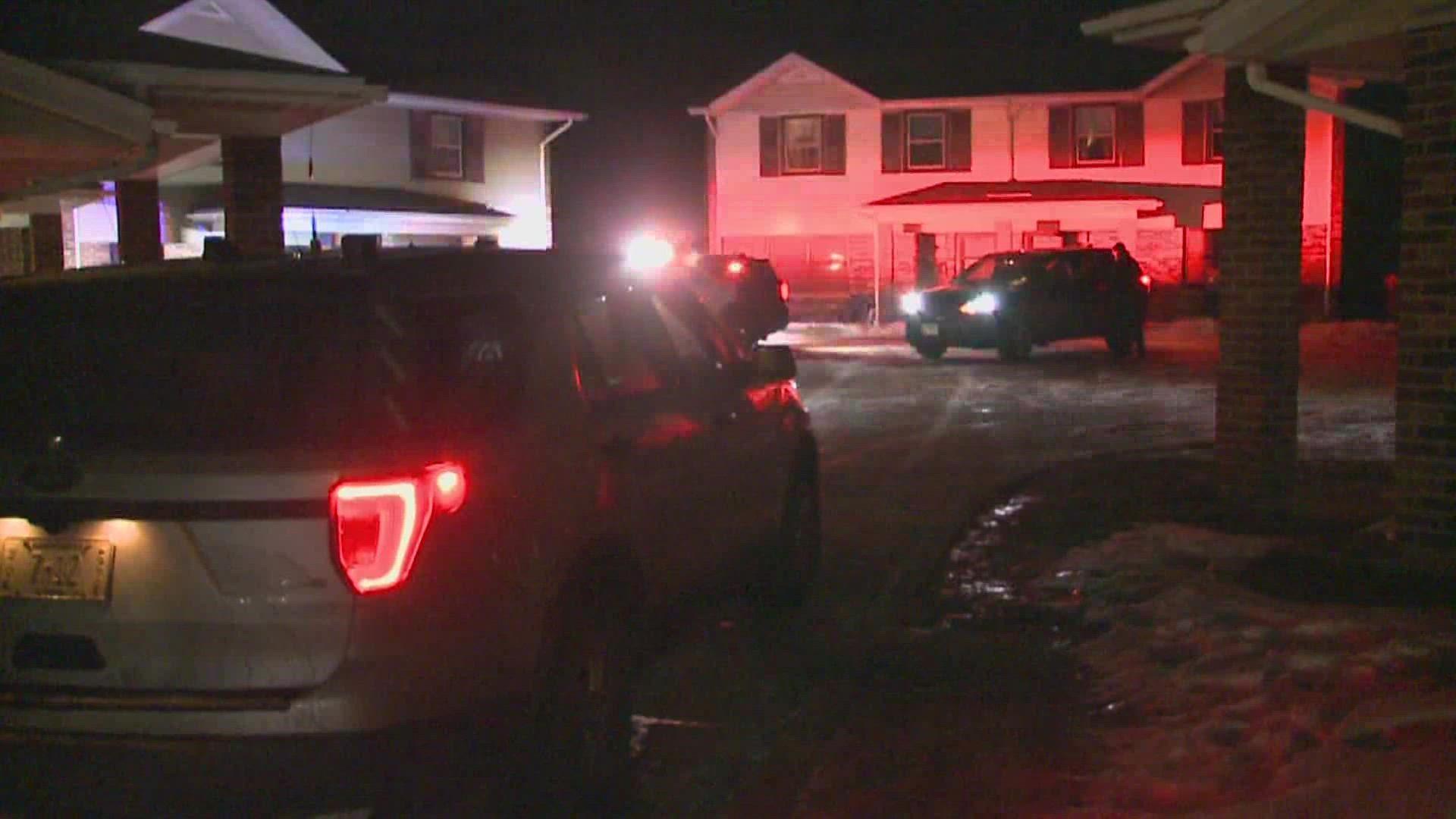 A man was found dead and two other people were rushed to the hospital after a shooting early Saturday morning.