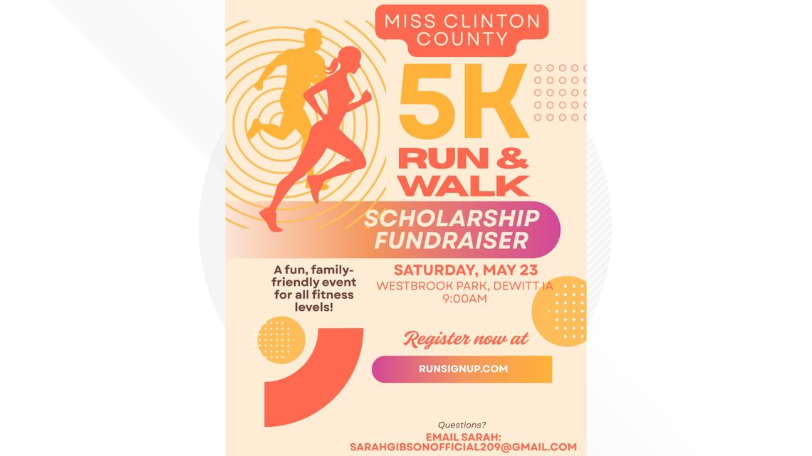 Miss Clinton County 5K to raise scholarship funds for local students