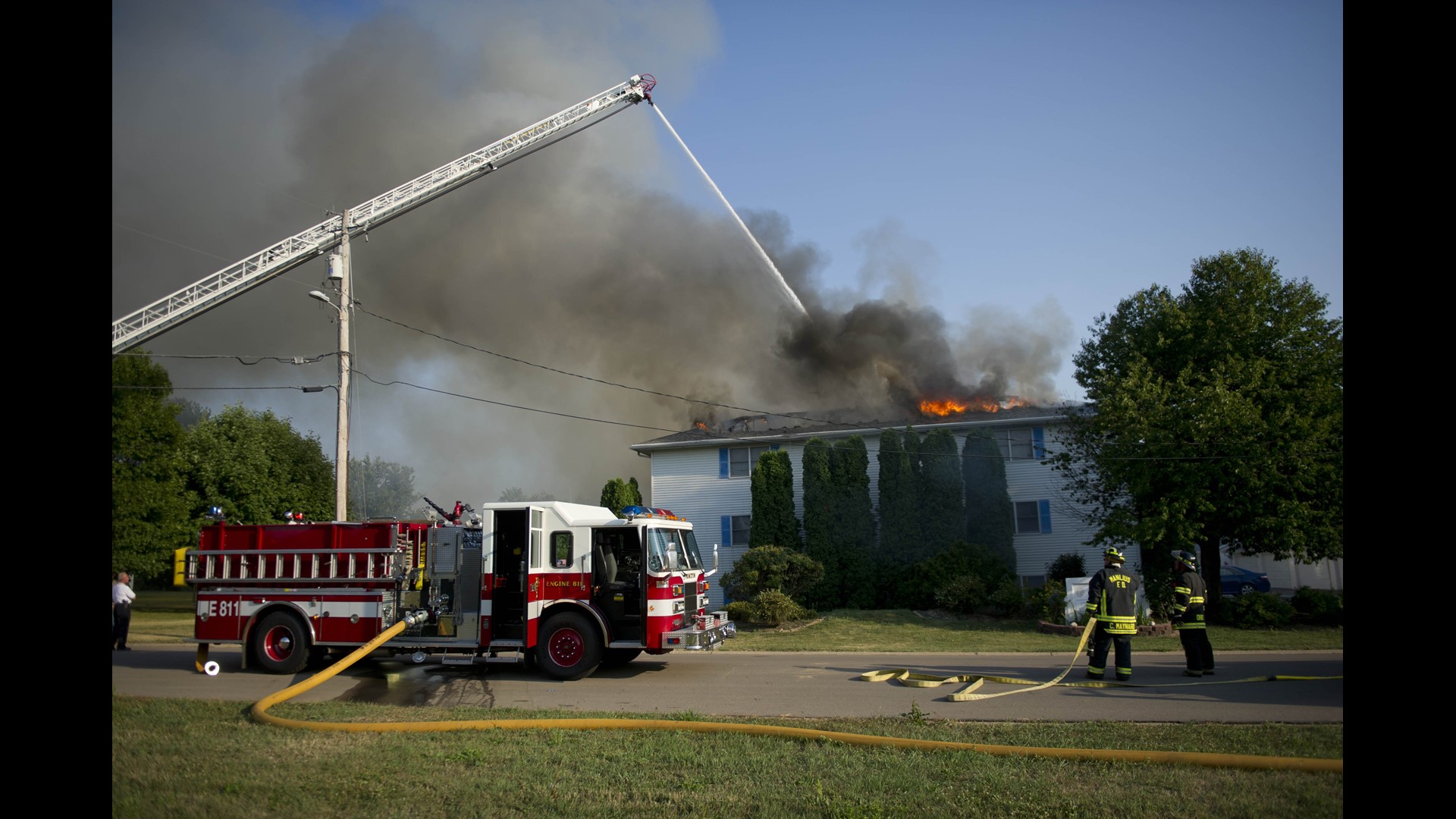 Dozens displaced by Princeton apartment fire