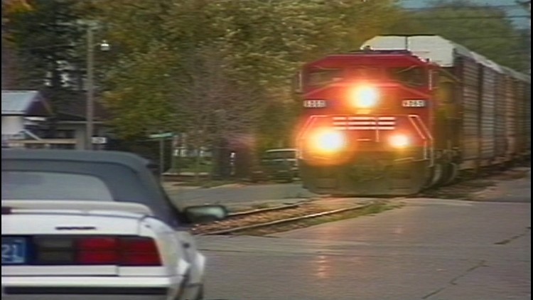 A railroad runs through it- Bellevue fights to keep the train whistles quiet | WQAD Throwback