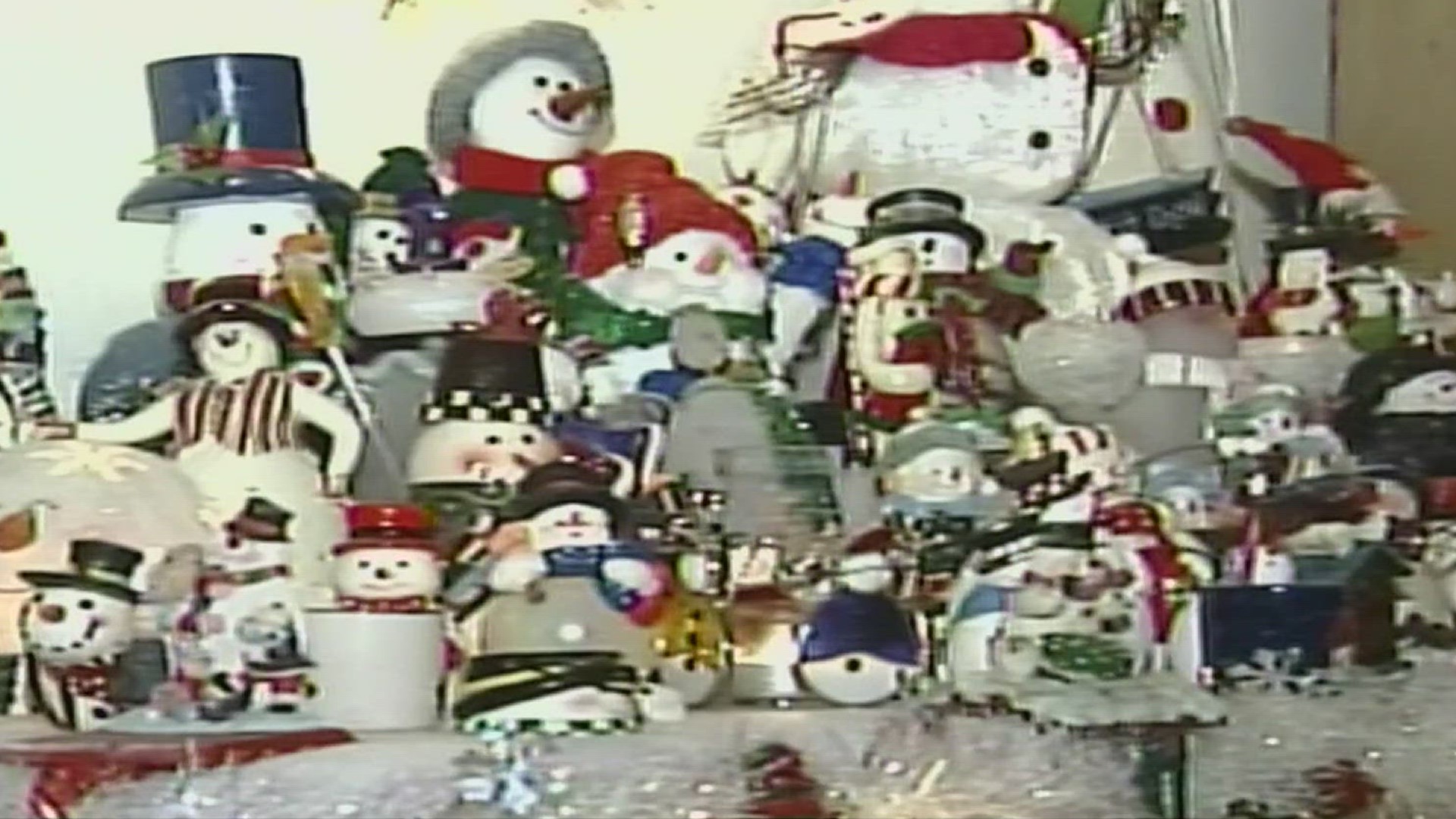 We go back to December 2007 for this flashback! Jason Fechner sat down with a local woman with more than 4,000 snowmen in her home.