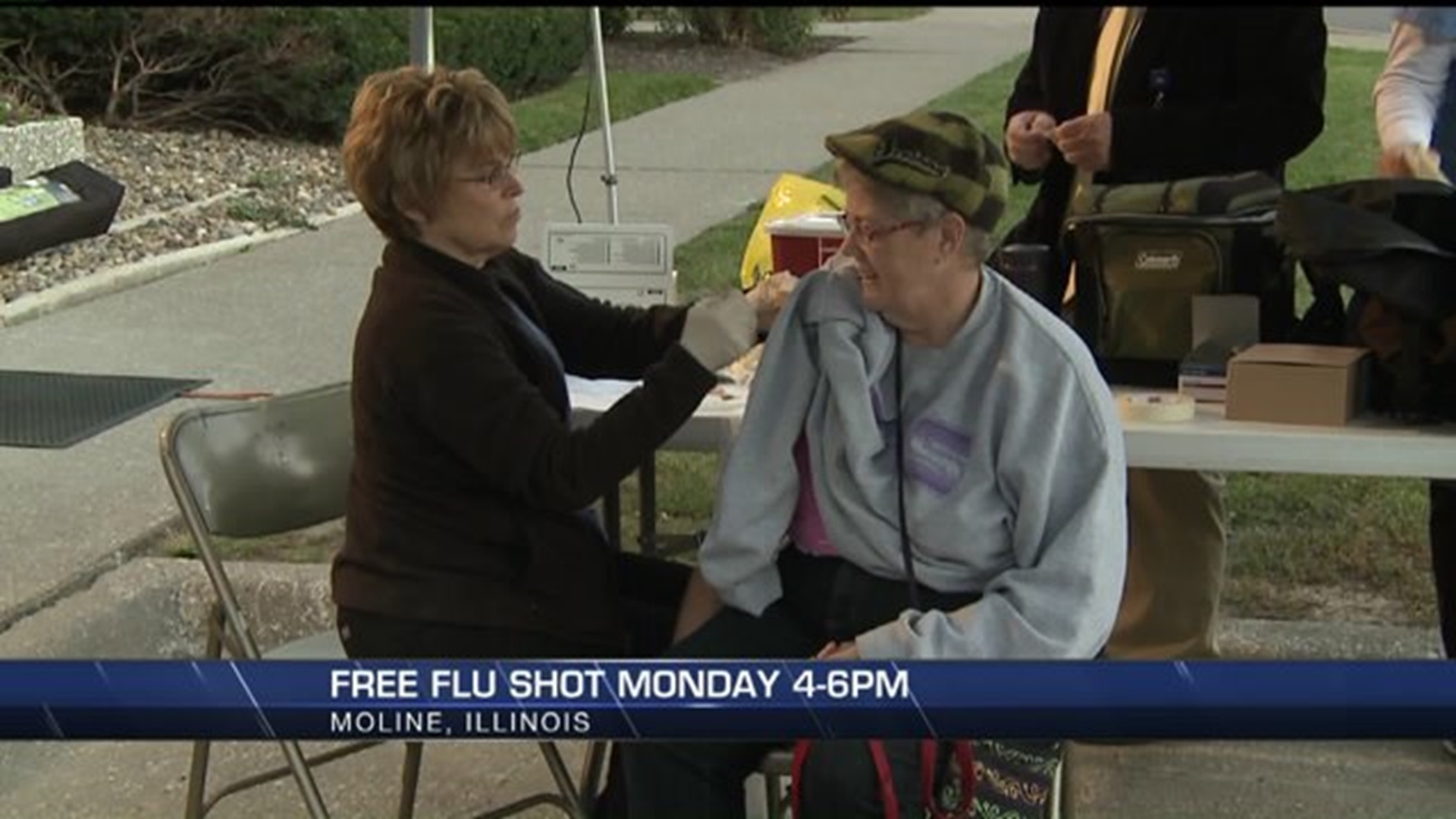 Free flu shots Monday at WQAD