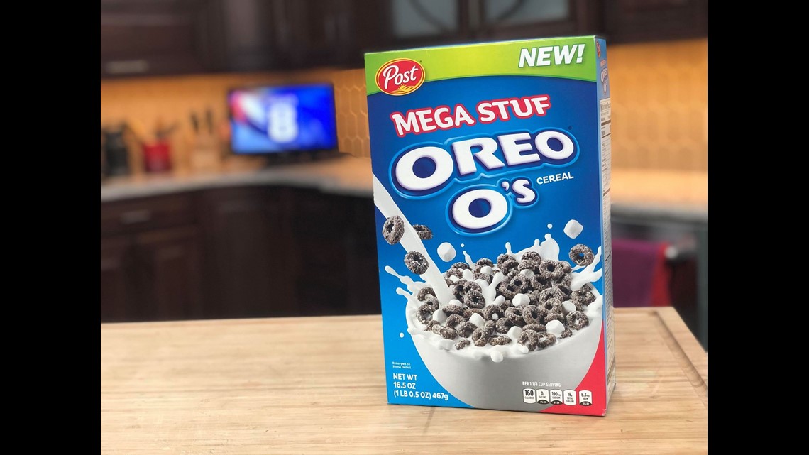 Post Oreo O's Mega Stuff Breakfast Cereal, Sweetened Corn and Oat