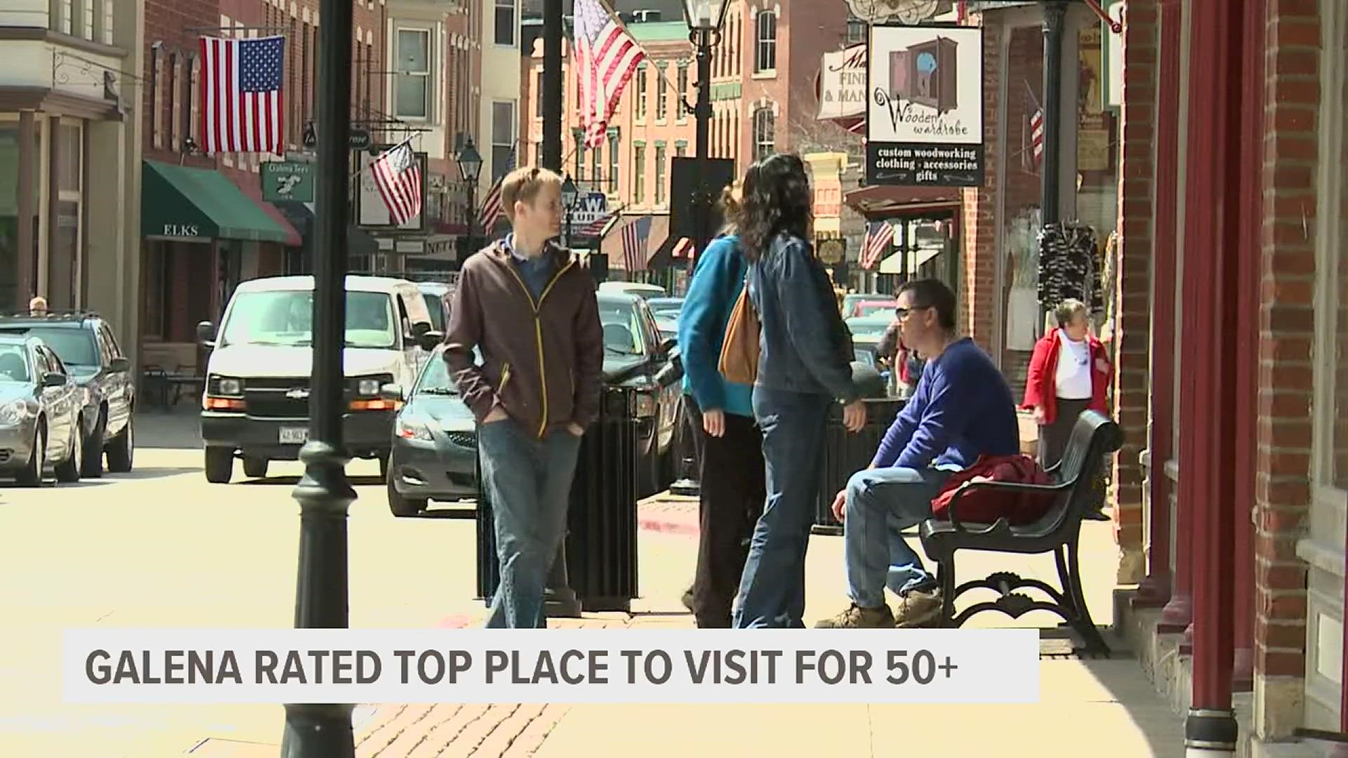 One travel agent describes Galena, Illinois as a place where time "stands still".