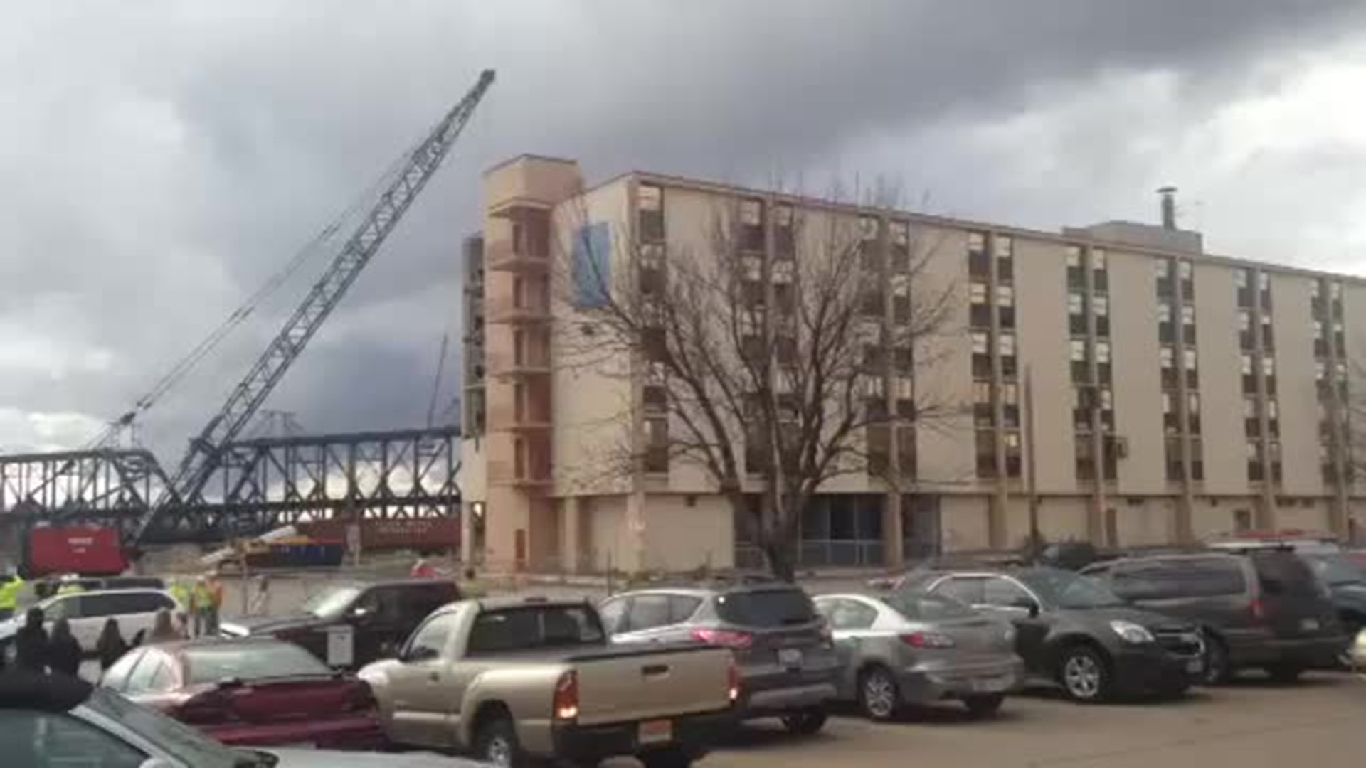 Start of demolition at former Davenport hotel