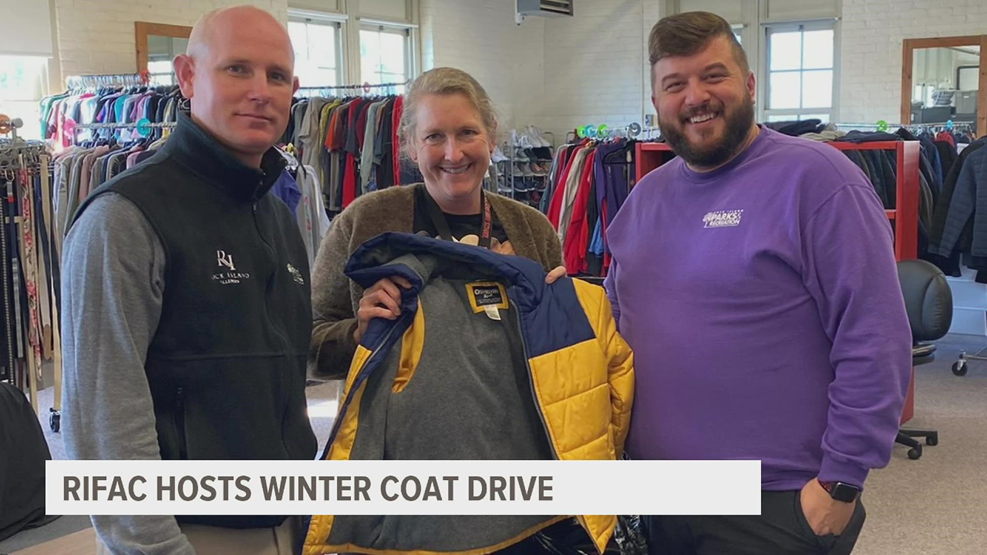 Donations of coats, hats, and other winter clothing items must be dropped off at RIFAC by October 31.