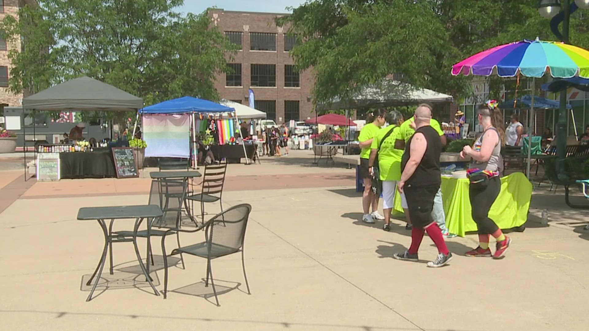 Organizers said the event celebrates the Quad Cities' LGBTQ+ community and raises awareness of available resources.