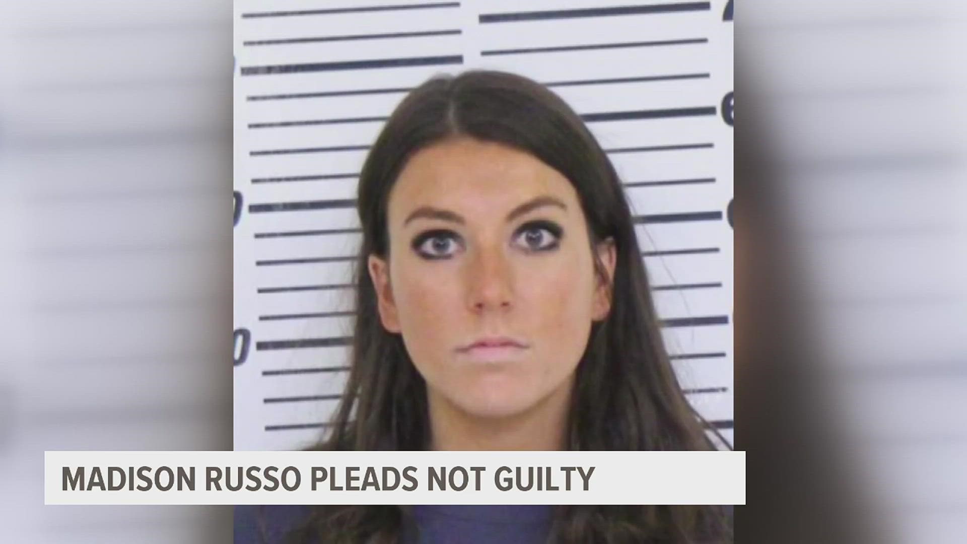 Russo waived her right to a speedy trial and pled not guilty on Tuesday. She's set to appear in court on Thursday.