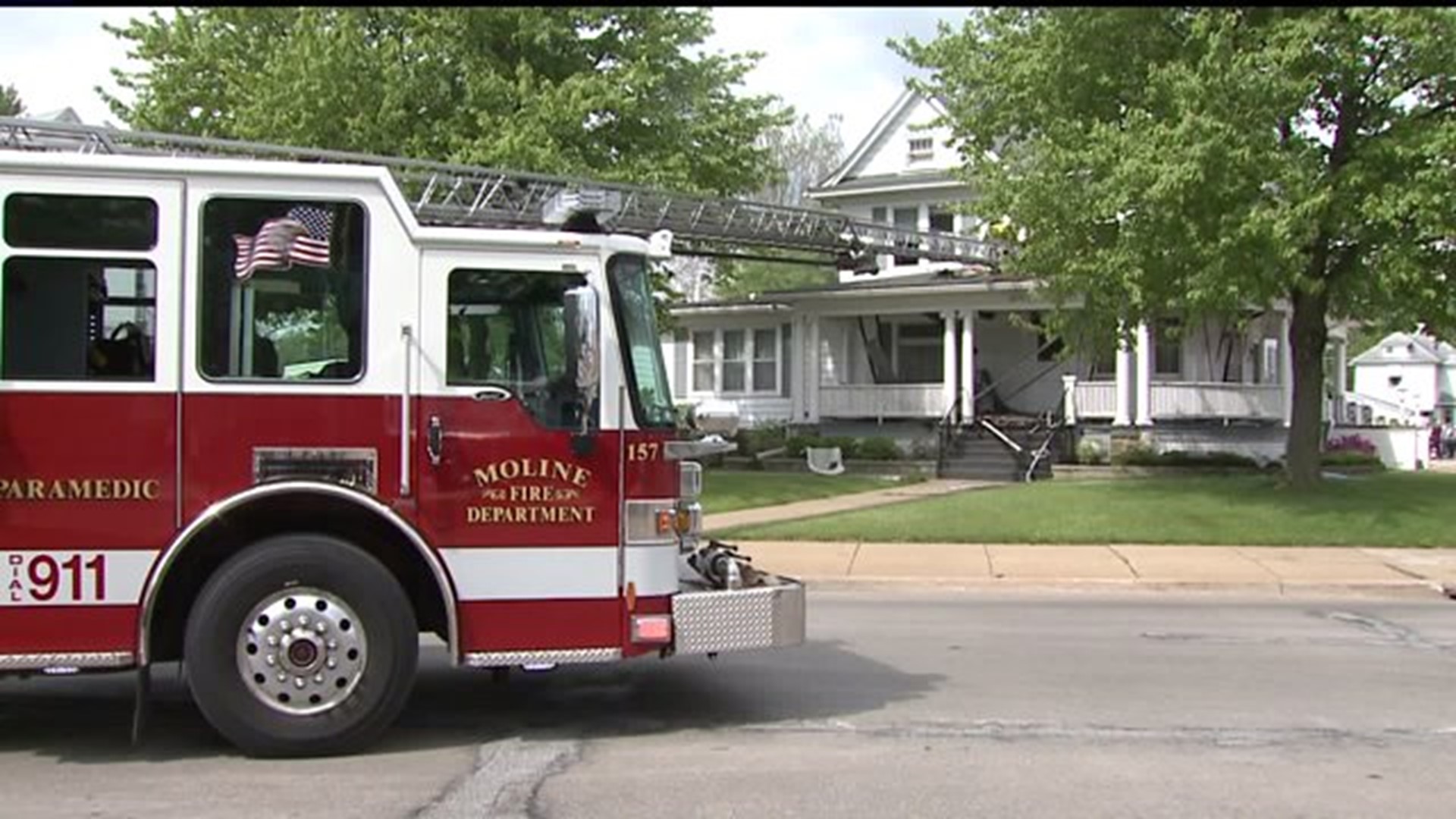 Wendt Funeral Home catches fire
