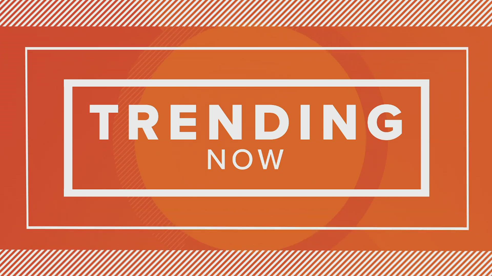 A child is saved by a bus driver, a couple is spreading a positive message, and why is this ice spinning? Take a look at what's trending this morning.