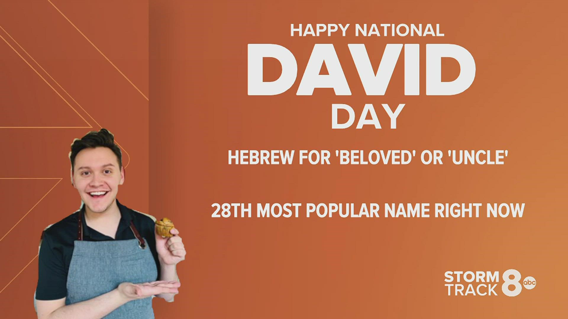 Thursday also marked National David Day! Happy David Day, David!!