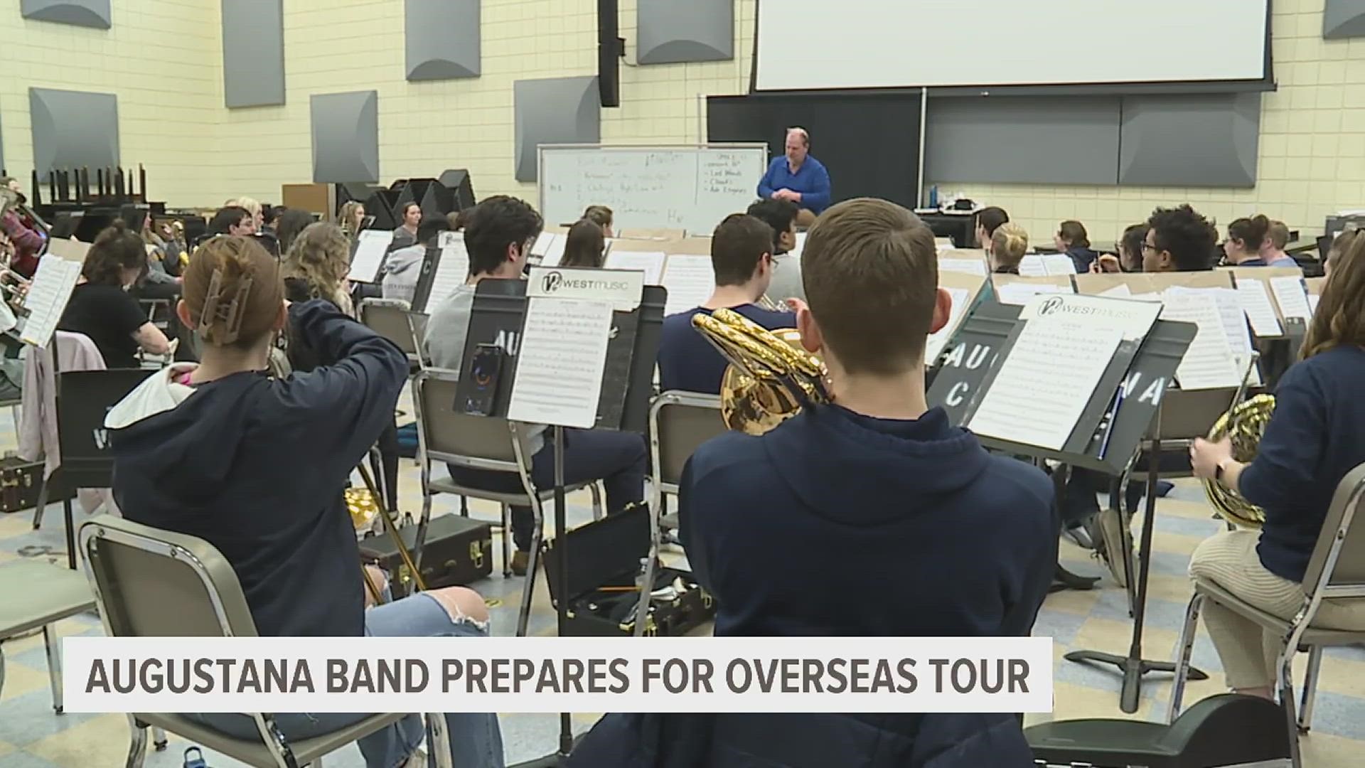 After the pandemic cancelled the previously scheduled tour, Augie's symphonic band is soon getting the chance of a lifetime to perform overseas