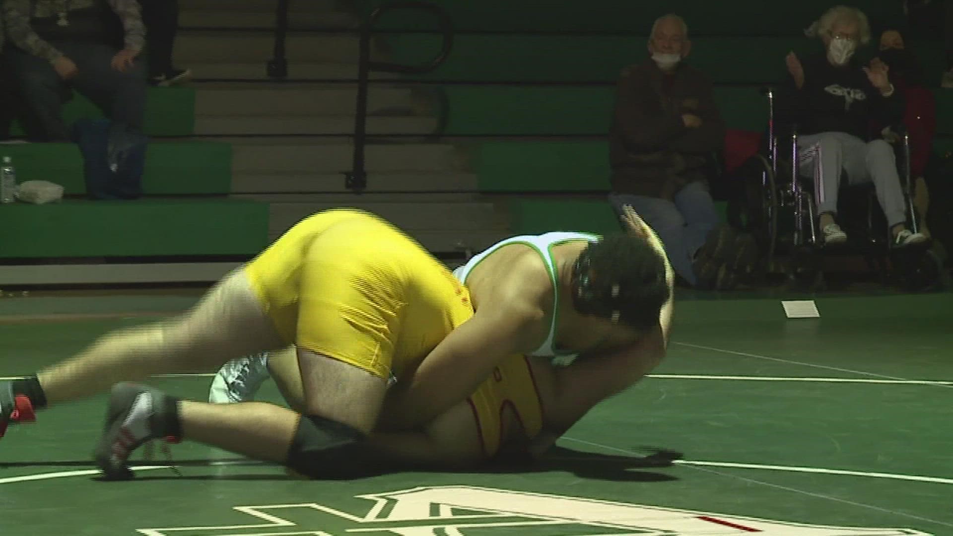 Rock Island vs. Alleman Wrestling highlights from Wednesday, January 26th