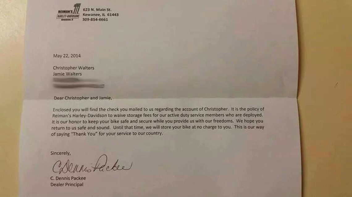 Family ‘overwhelmed’ by local business’ letter showing gratitude to ...