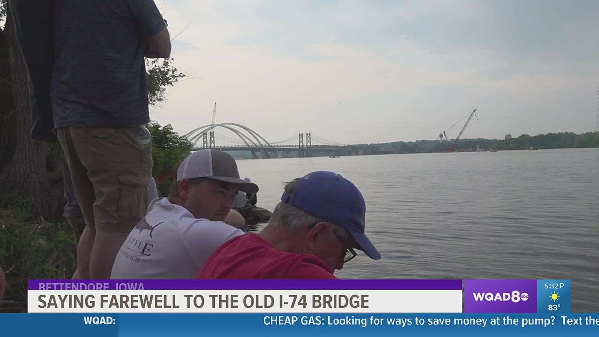 It's a fun but bittersweet moment for many Quad Citizens as a nearly century old bridge is imploded Sunday morning.