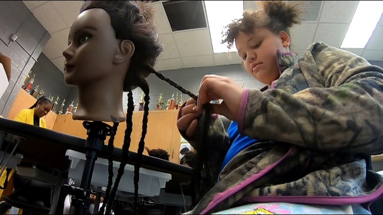 Meet the Rock Island middle schoolers serving style in an after-school braiding club