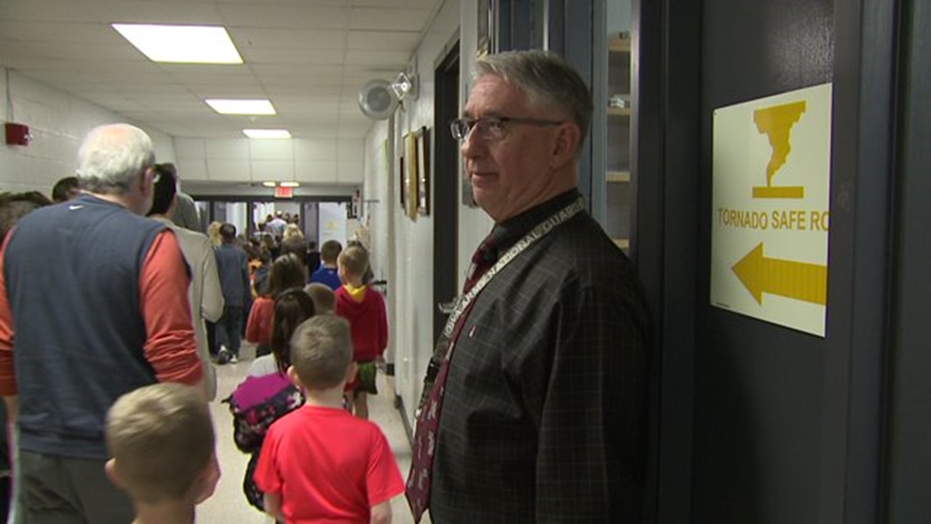 Donahue drills using new storm shelter