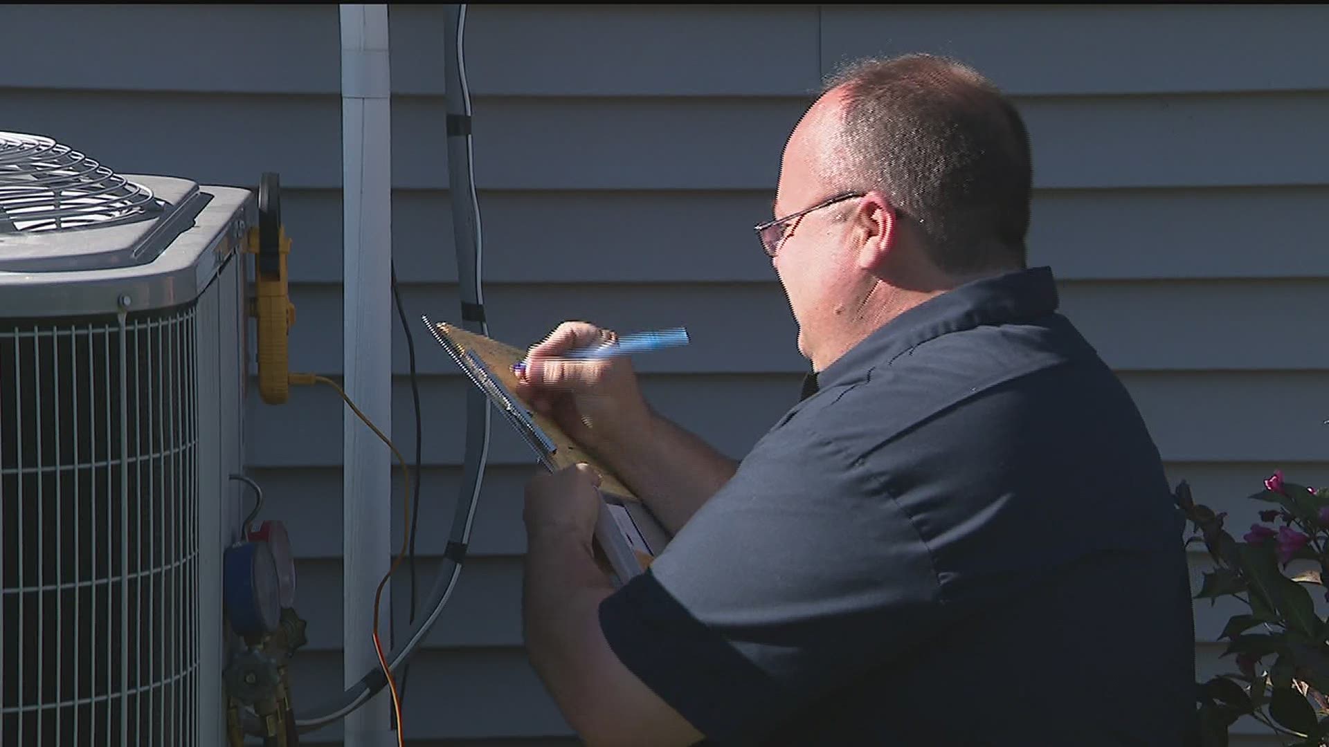 Service technicians with Local 91 Sheet Metal Workers Union make house calls and offer tips