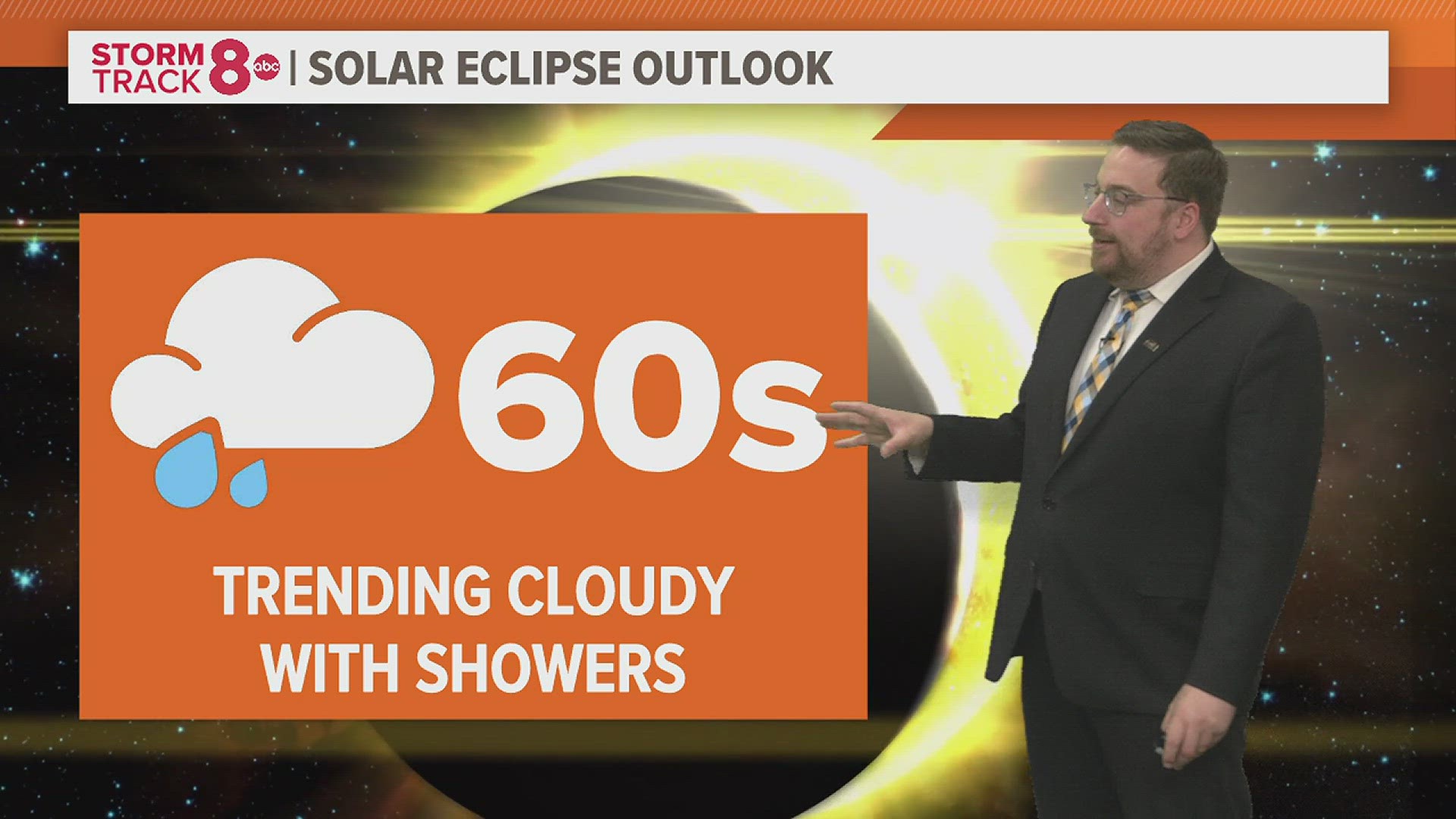 Using historical data, Meteorologist Andrew Stutzke explains where clouds will likely block the view of the upcoming total solar eclipse.