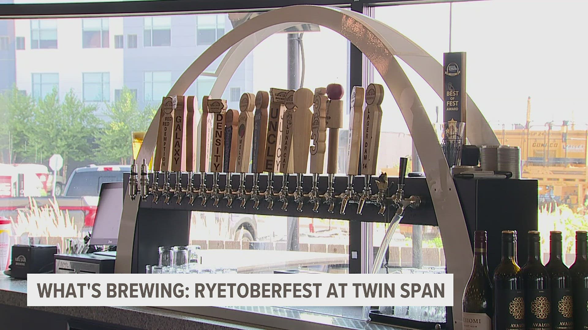 News 8's Shelby Kluver is meeting with Twin Span Brewing's owner Adam Ross to discuss their upcoming Rytoberfest.