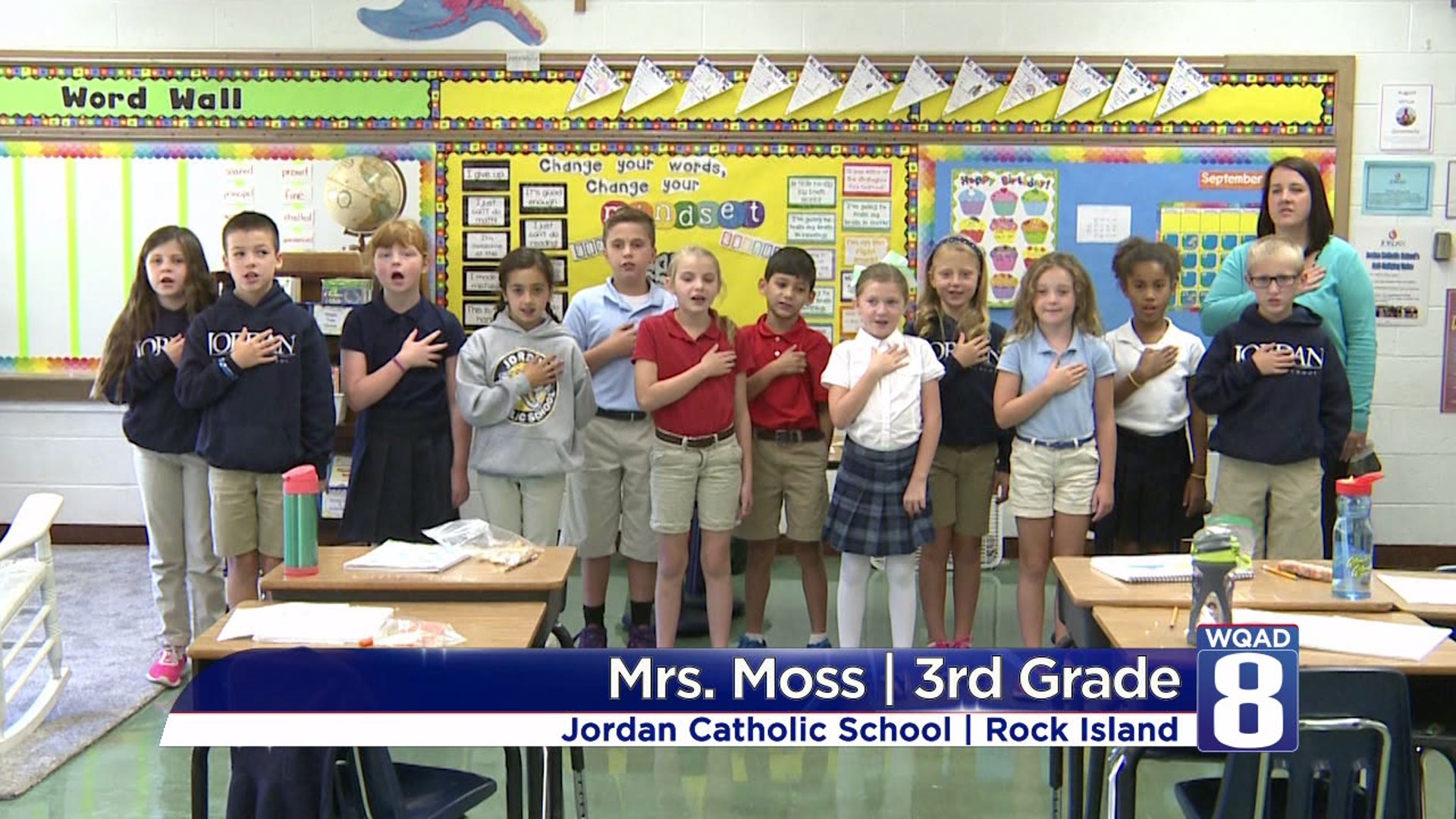 Jordan  Mrs Moss 3rd grade pledge