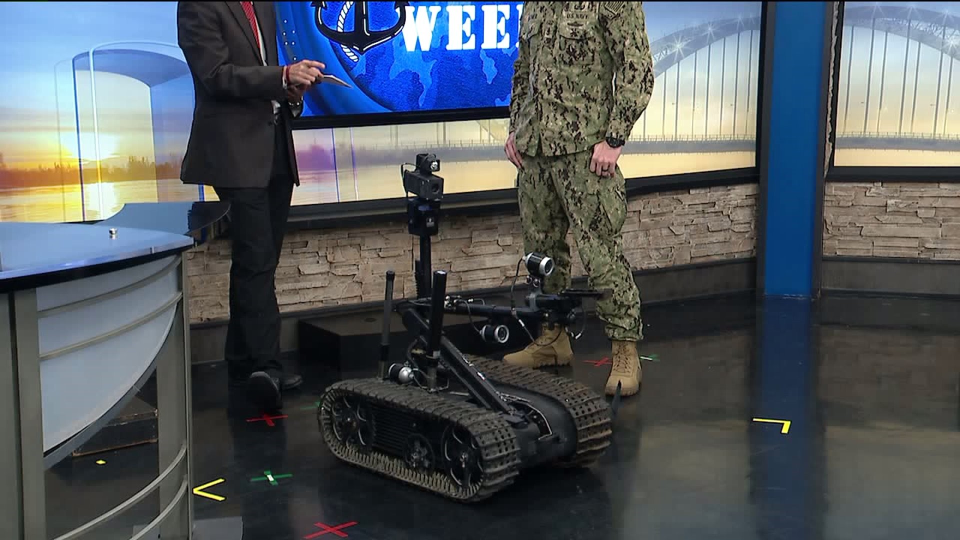 Ever seen a bomb diffusing robot? Watch this video here