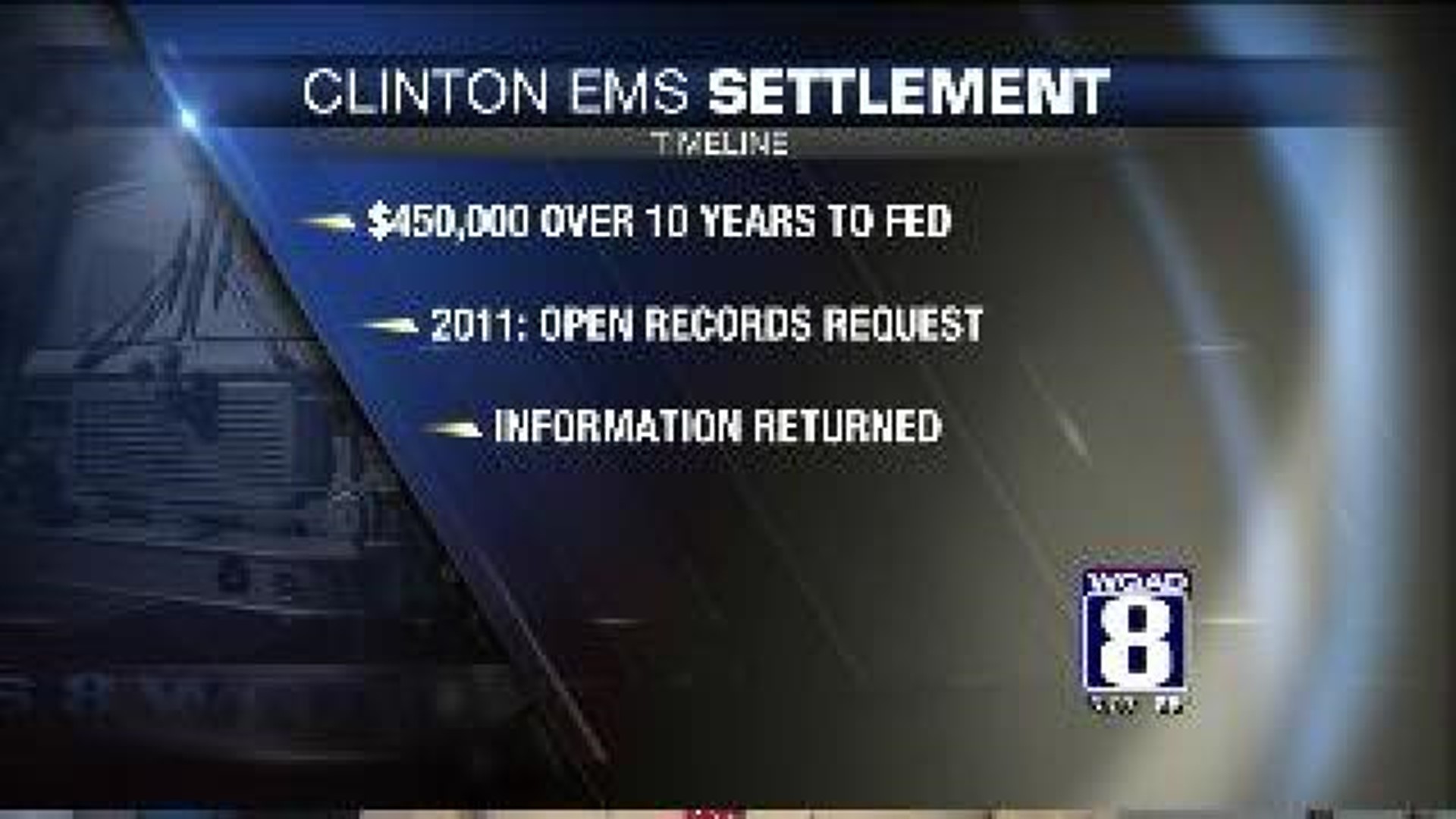 Clinton EMS Settlement