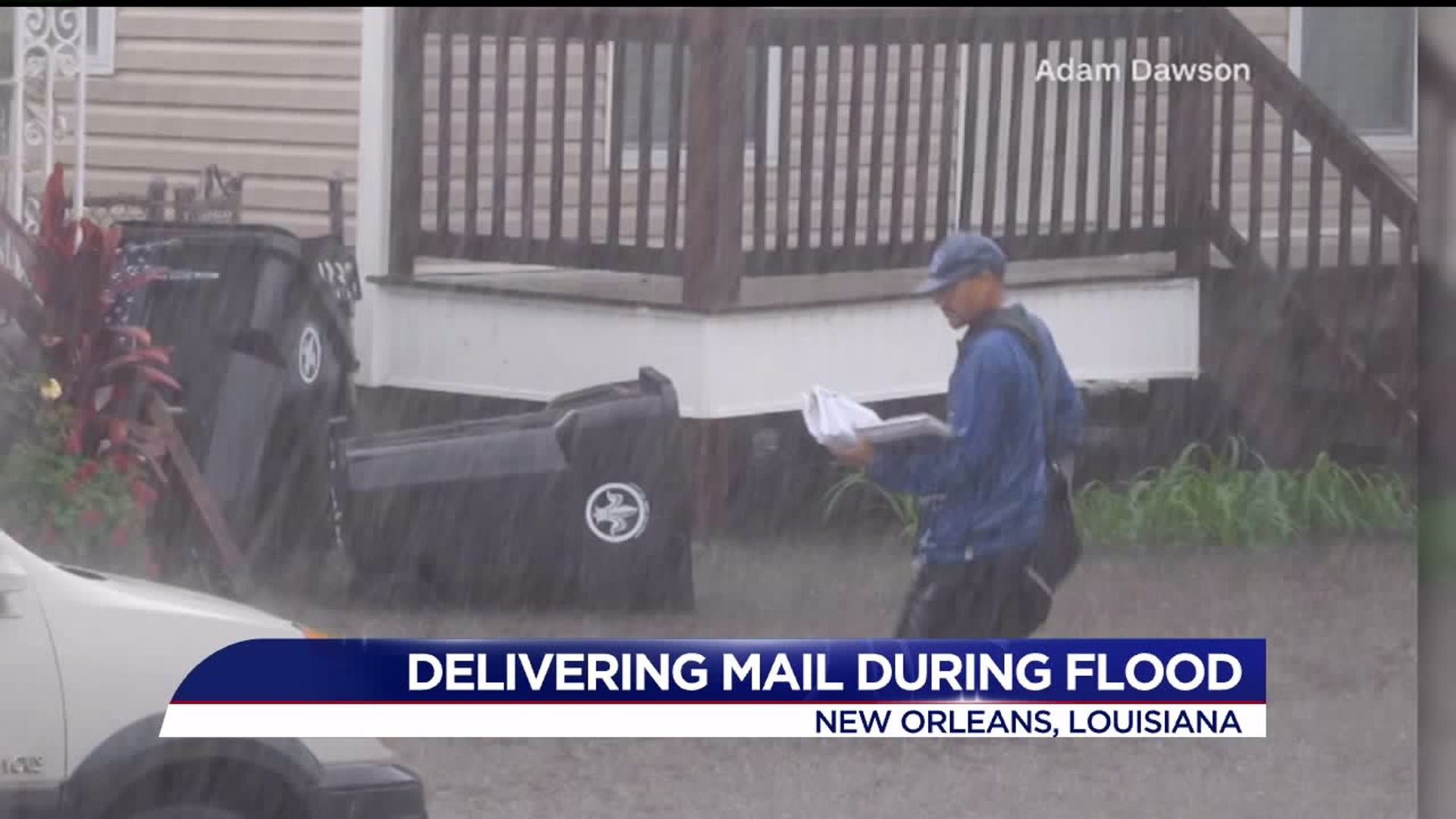 Rain, sleet or floodwaters, the mail never stops
