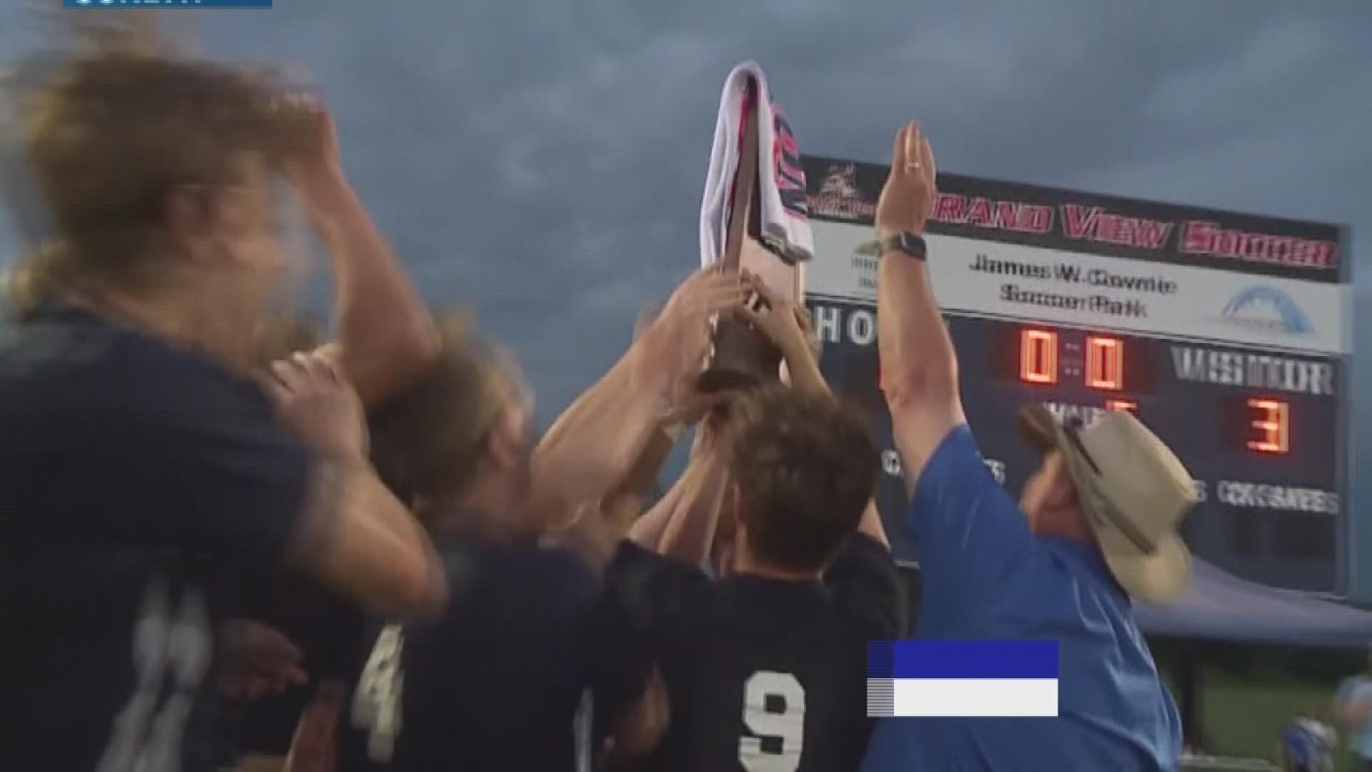 Pleasant Valley Boys Soccer claim their second straight State Championship.