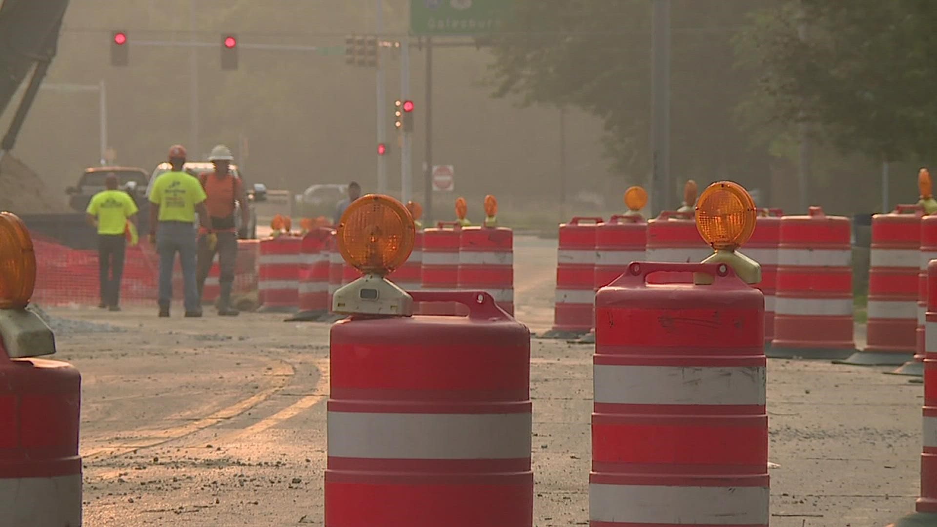 Project leaders said they are waiting for new concrete to reach a certain strength before allowing traffic on the road. They expect that to be around Labor Day.