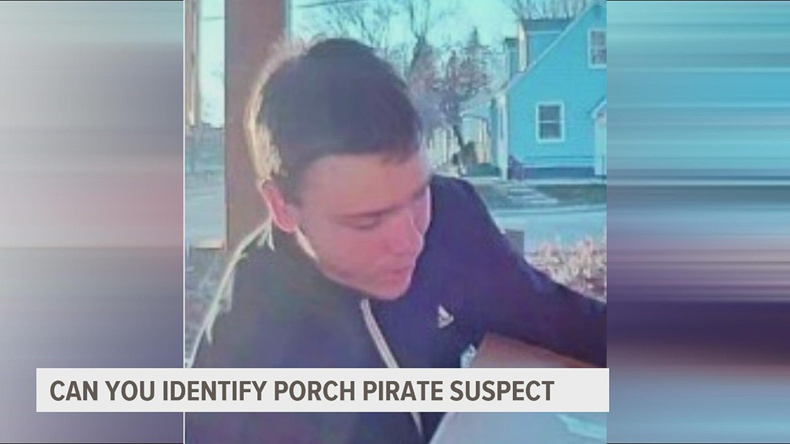 Have you seen this man? Davenport police ask for help in search for porch pirate